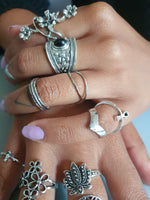 Load image into Gallery viewer, 13 Antique Silver Ring Stack Set
