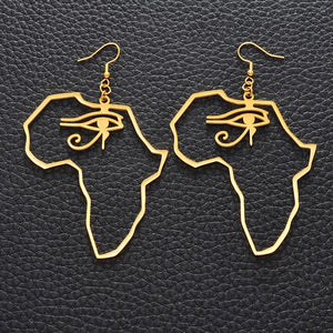 Africa Shape Large Earrings