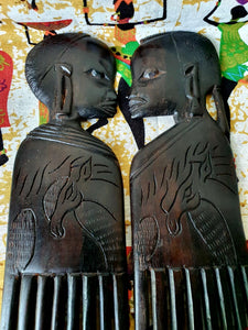 Maasai Comb Wall Art - Set