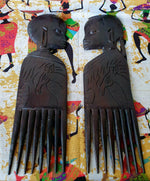 Load image into Gallery viewer, Maasai Comb Wall Art - Set
