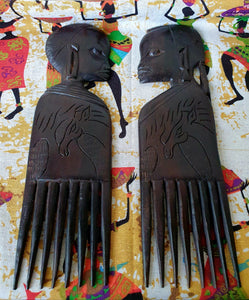 Maasai Comb Wall Art - Set