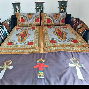 African Wax Print Double Duvet Sets