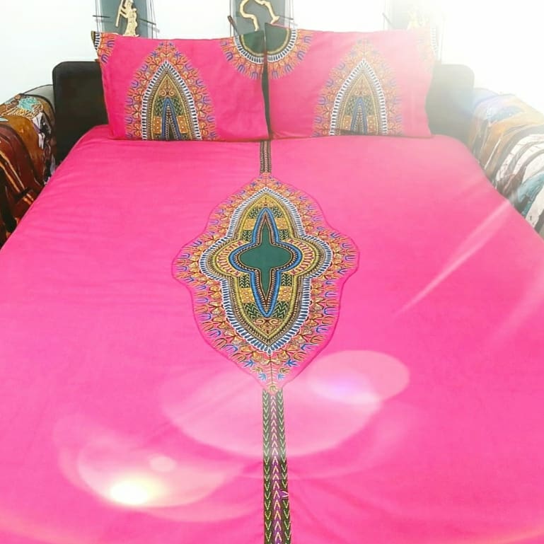 African Wax Print Double Duvet Sets