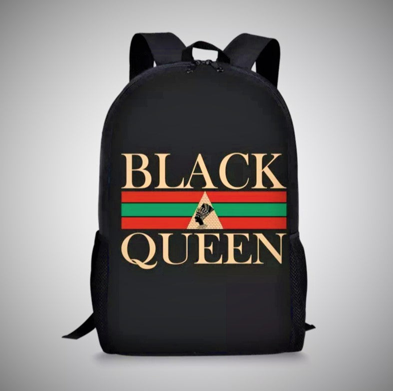 Black Egyptian Queen Backpack