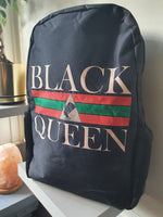 Load image into Gallery viewer, Black Egyptian Queen Backpack
