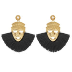 Load image into Gallery viewer, Masked Warrior Earrings
