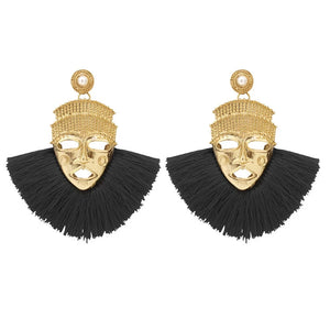 Masked Warrior Earrings