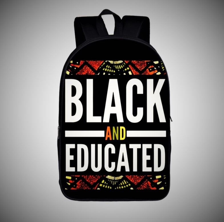 Black And Educated Backpack