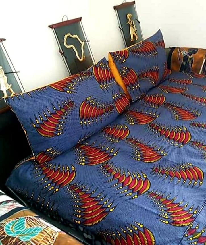 African Wax Print Double Duvet Sets