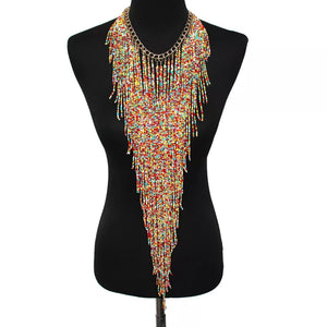 Bohemian Extra Long Chest Necklace