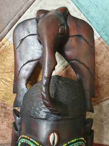 African Cowrie Shell Mask