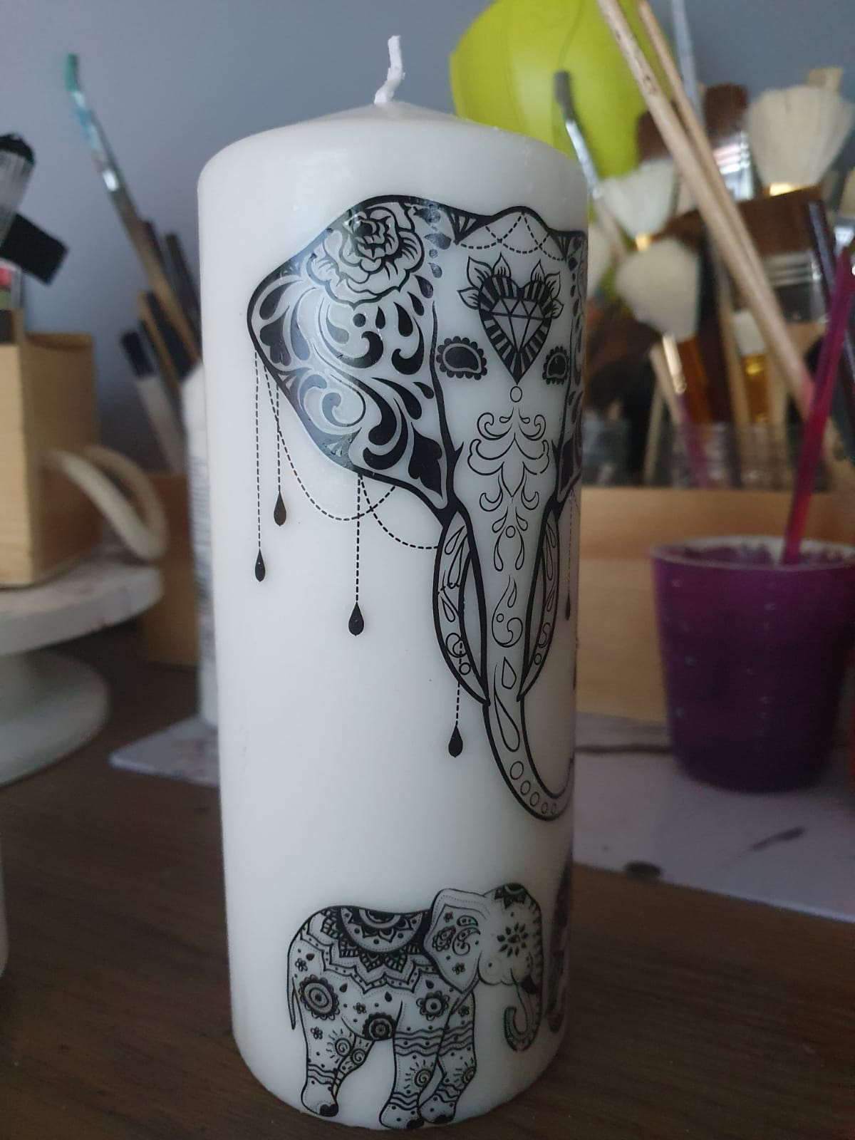 Elephant Candle