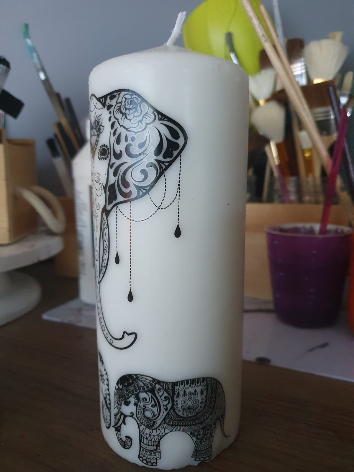 Elephant Candle