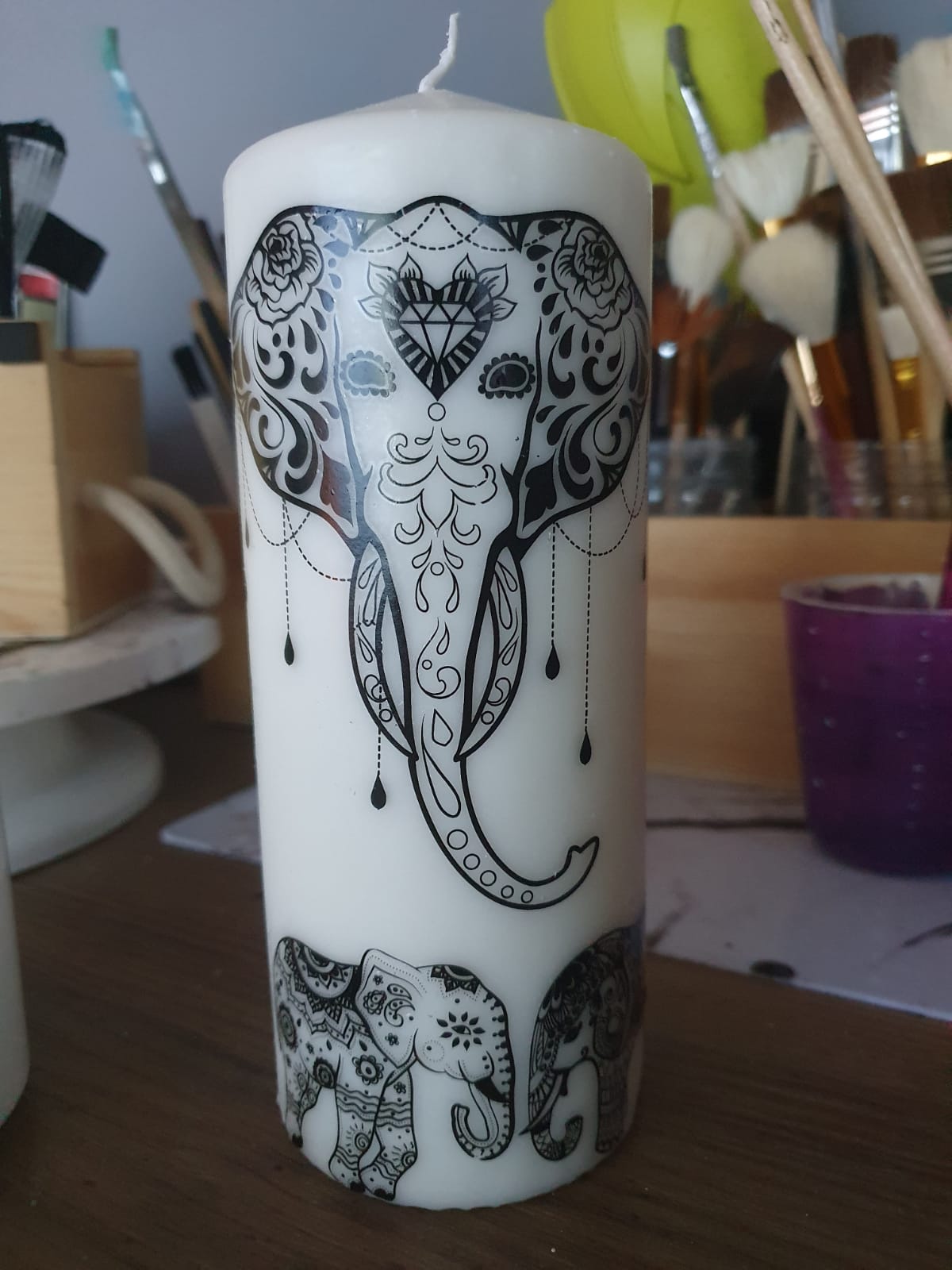 Elephant Candle