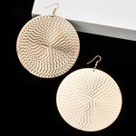 Load image into Gallery viewer, Gold Shield Earrings
