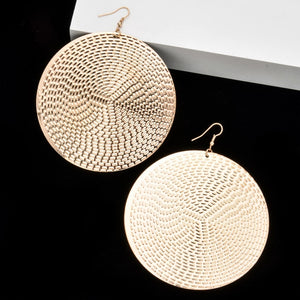 Gold Shield Earrings