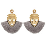 Load image into Gallery viewer, Masked Warrior Earrings
