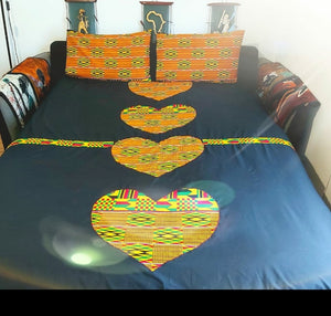 African Wax Print Double Duvet Sets