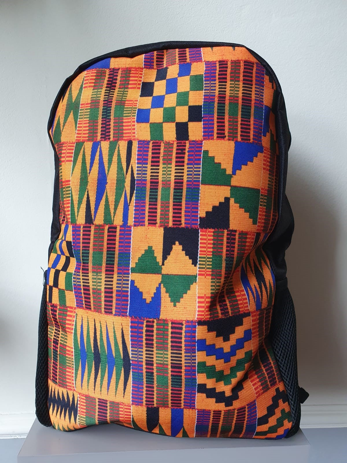 Kente Pattern Backpack