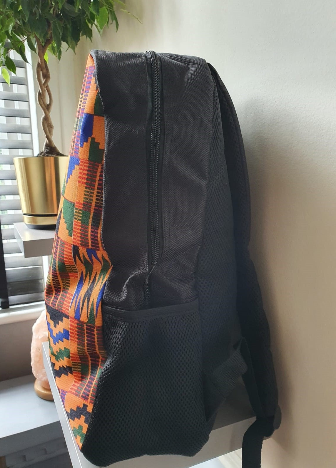 Kente Pattern Backpack