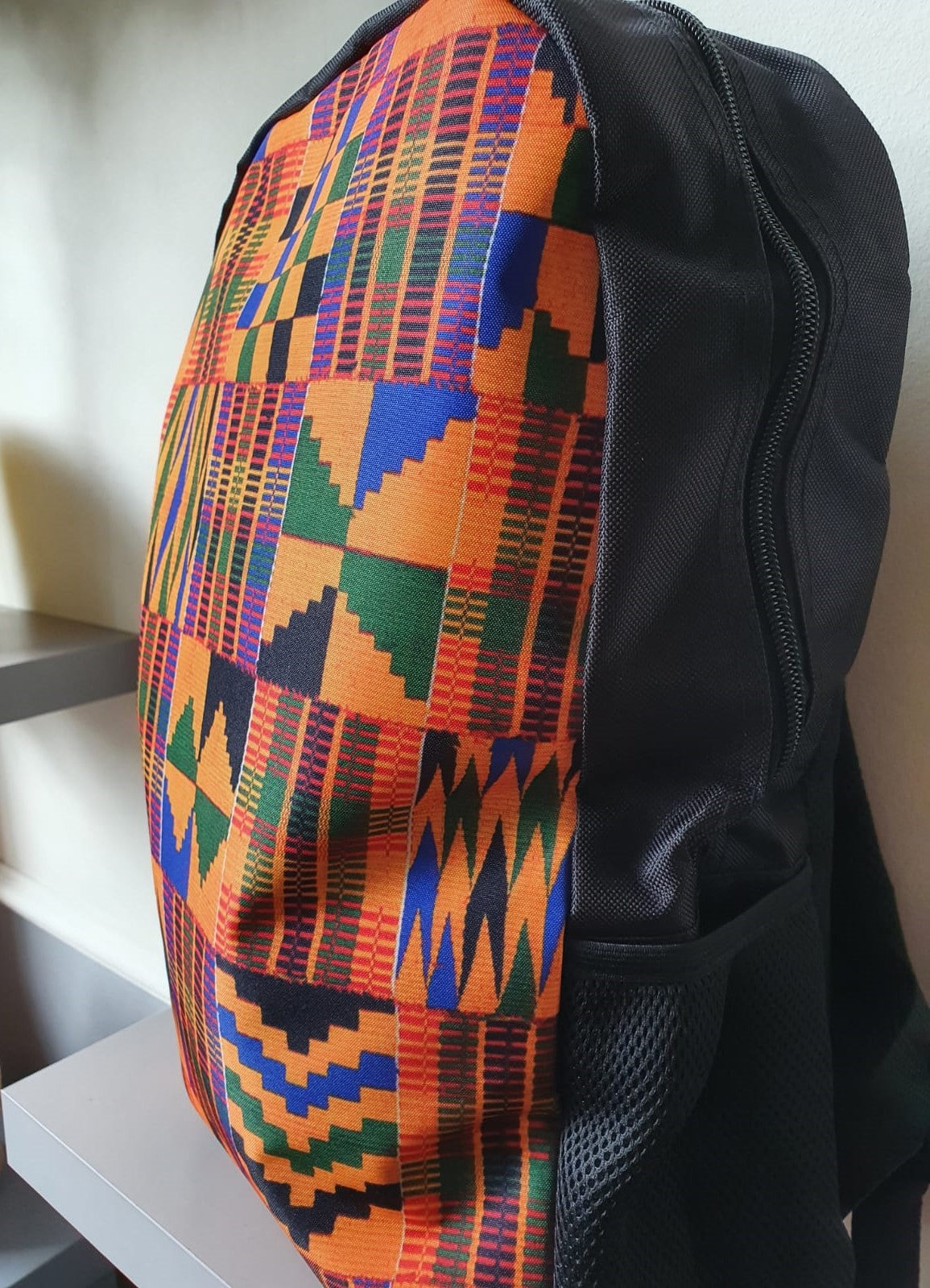 Kente Pattern Backpack