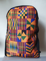 Load image into Gallery viewer, Kente Pattern Backpack
