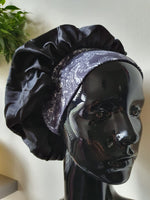 Load image into Gallery viewer, Adult Larger Thinner Satin Hair Bonnets
