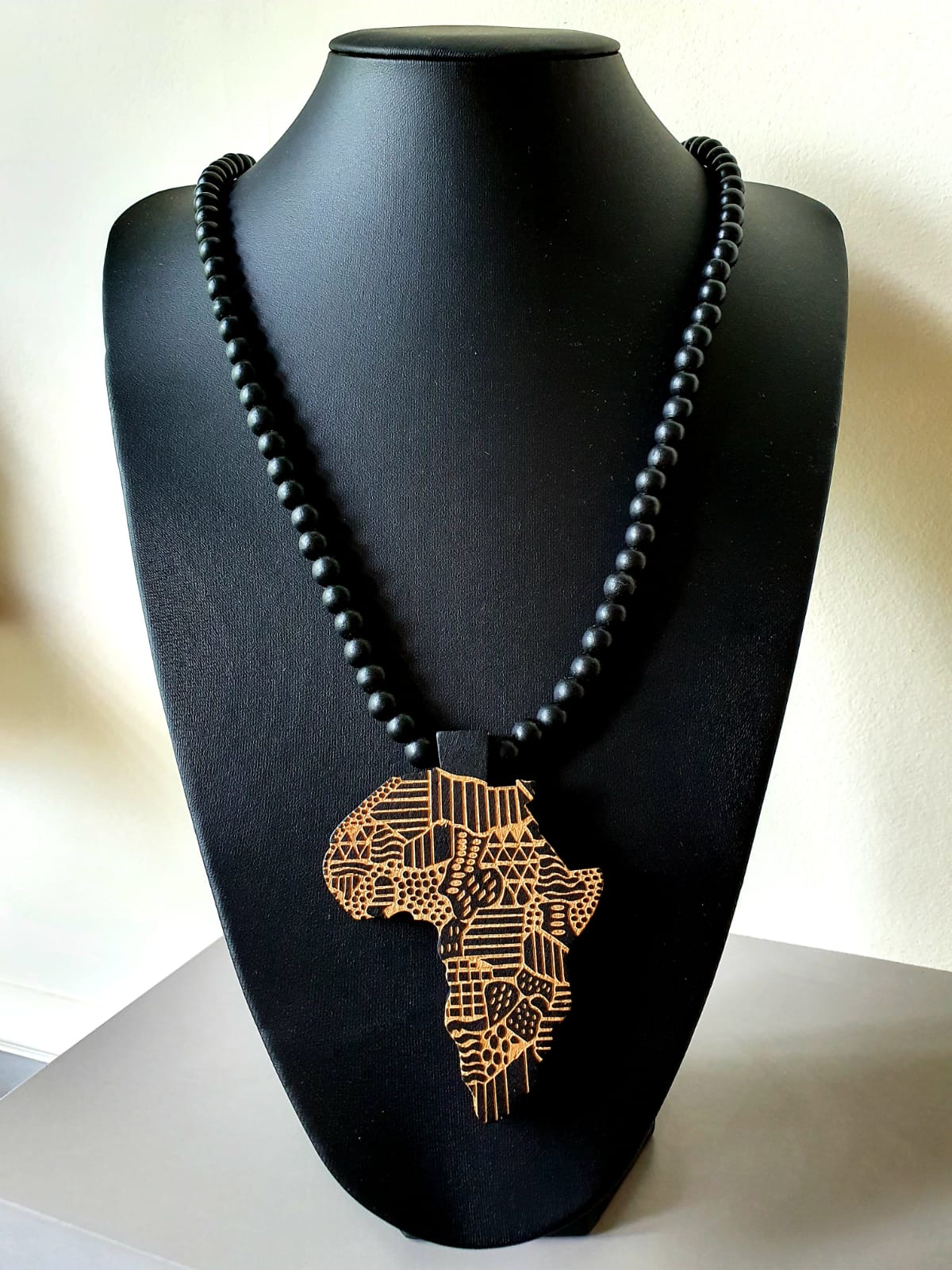 Beaded African Wooden Necklaces