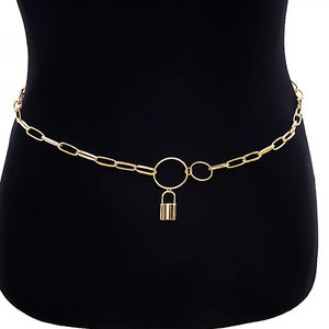 Padlock Waist Bikini Chain