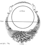 Load image into Gallery viewer, Peacock Chocker Necklace
