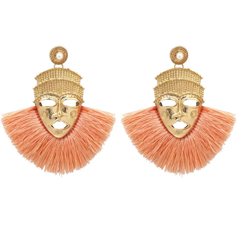 Masked Warrior Earrings