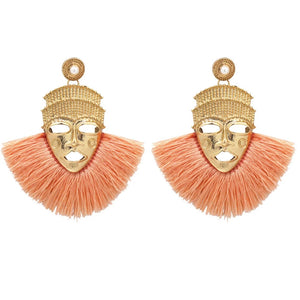 Masked Warrior Earrings