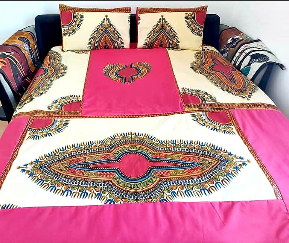 African Wax Print Double Duvet Sets