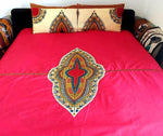 Load image into Gallery viewer, African Wax Print Double Duvet Sets
