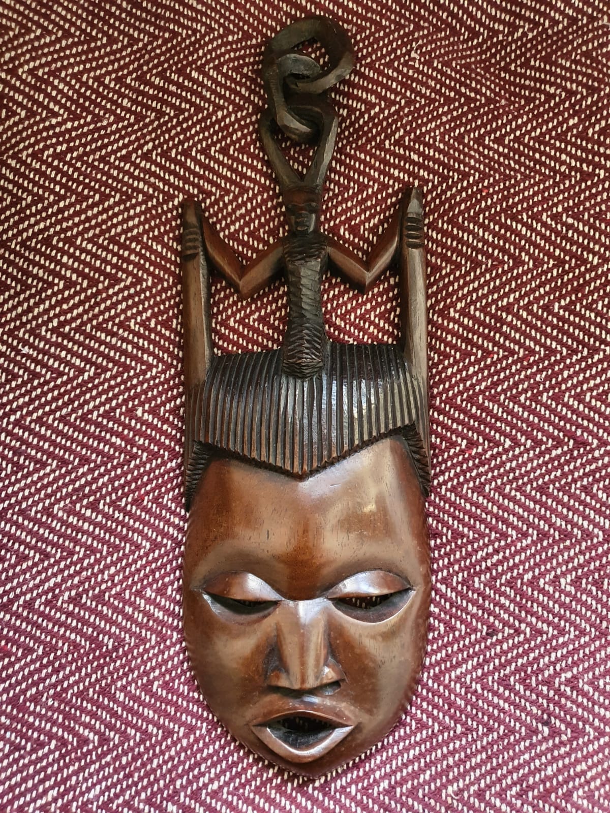 Hanging African Masks - Set of 3