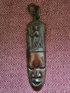 Hanging African Masks - Set of 3