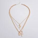 Load image into Gallery viewer, Triple Ankh Necklace
