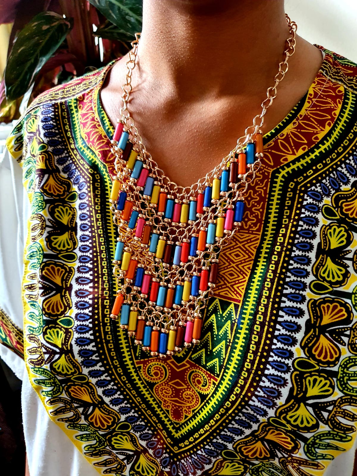 Colourful Tube Necklace