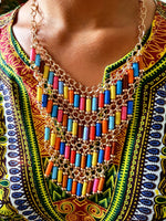 Load image into Gallery viewer, Colourful Tube Necklace
