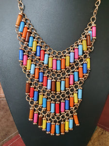 Colourful Tube Necklace