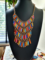 Load image into Gallery viewer, Colourful Tube Necklace
