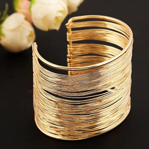 Wire cut bracelet